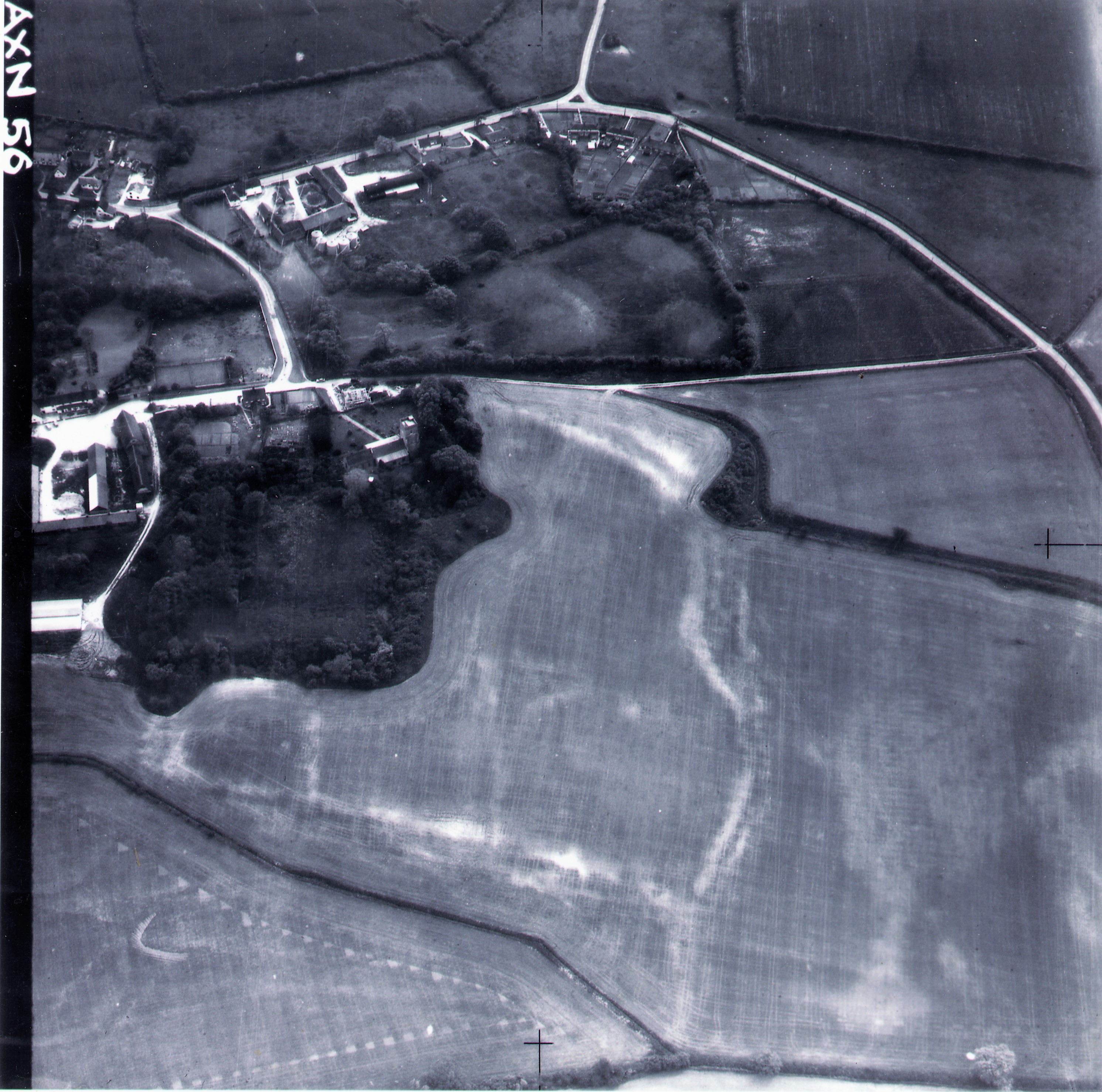 Lidgate aerial photograph - 1969